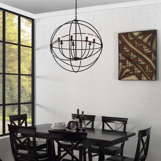 Element Chandelier (Black) - Chandeliers For Bedrooms by Overstock.com