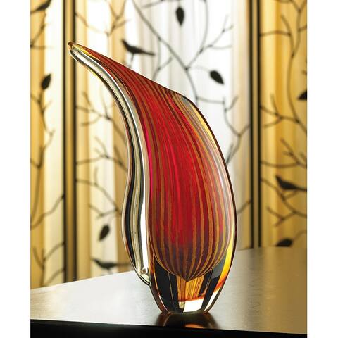 Copper Grove Senj Handcrafted Art Glass Vase