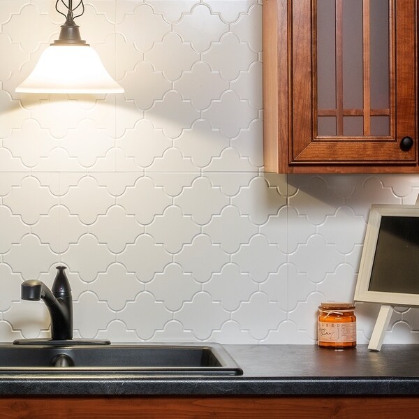 square white backsplash