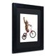 J Hovenstine Studios 'Monkeys Riding Bikes #2' Black Matte, Black ...
