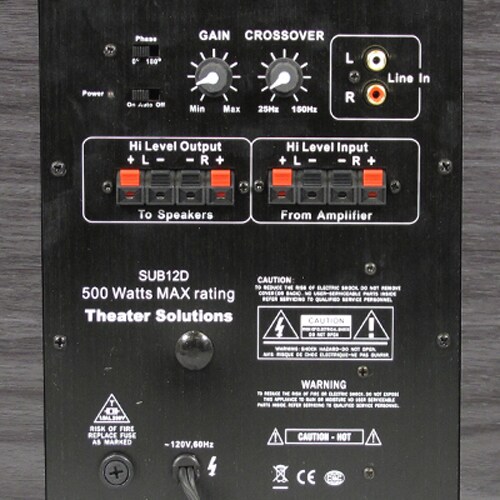 theater solutions subwoofer