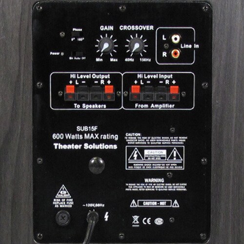 theater solutions sub15f