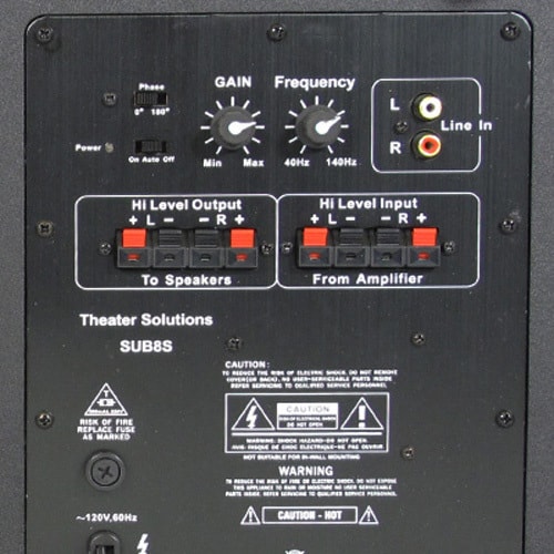 theater solutions sub8s