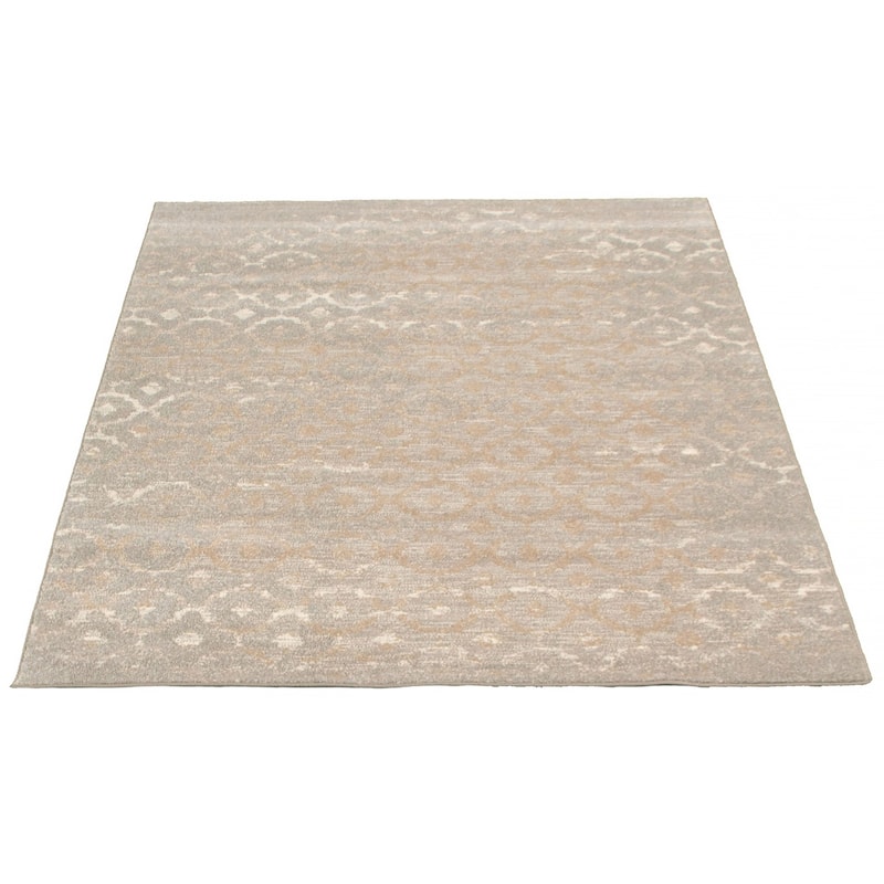 Handmade Madiba Grey Rug - ECARPETGALLERY