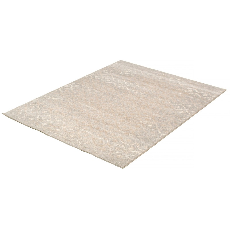 Handmade Madiba Grey Rug - ECARPETGALLERY