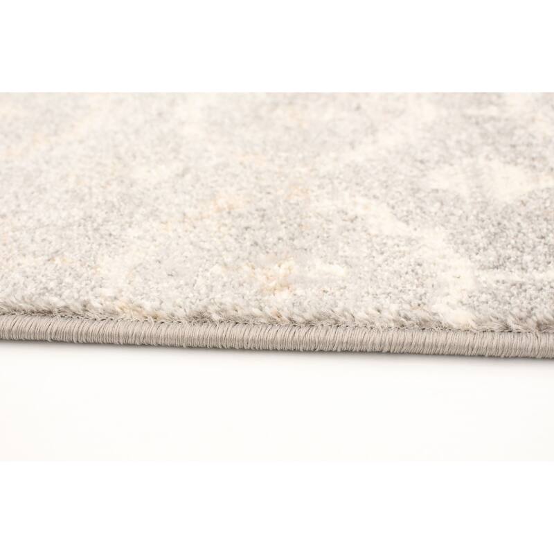 Handmade Madiba Grey Rug - ECARPETGALLERY