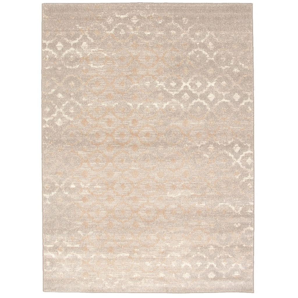 Handmade Madiba Grey Rug - ECARPETGALLERY