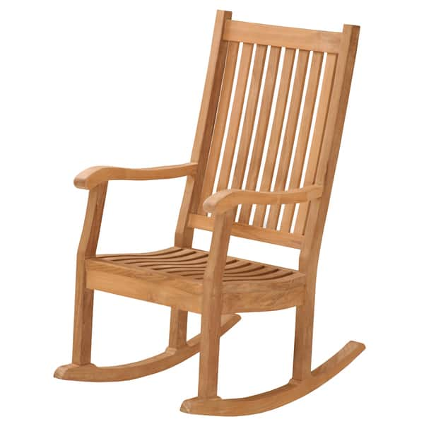 Shop Tortuga Outdoor Jarkarta Teak Rocking Chair Overstock