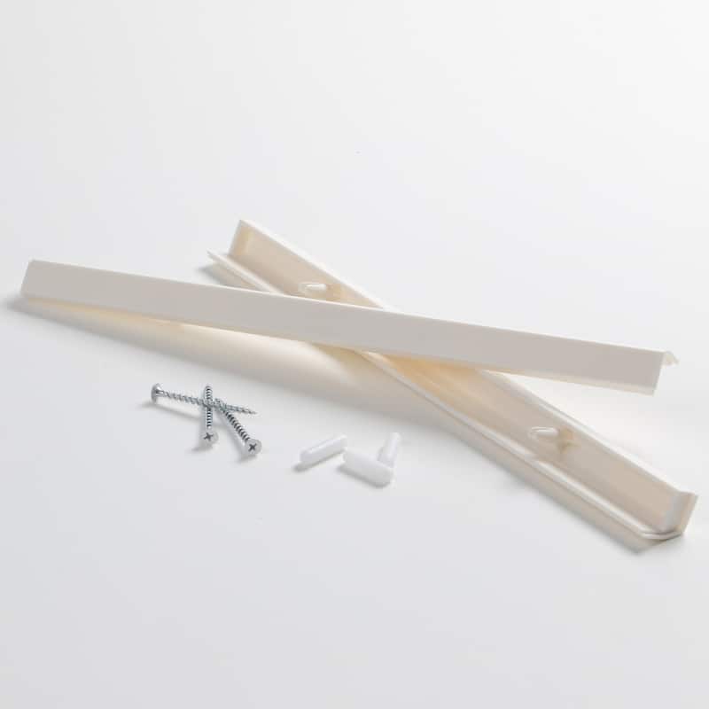 13 Piece Slatwall Panel, Cabinet, Bin and Large Workstation Storage Set - White Slat Wall/Silver Cabinet