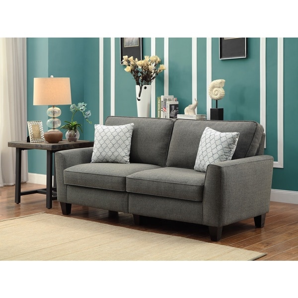 Serta Rta Alexandria Grey Everett Sofa Free Shipping Today Serta Rta Alexandria Grey Everett Sofa