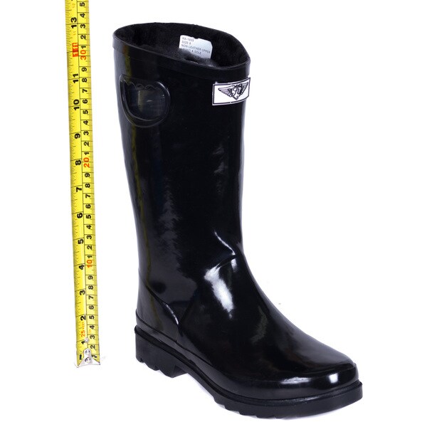 short slip on rain boots