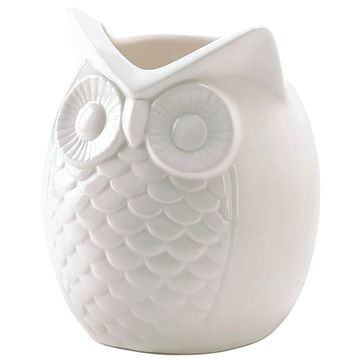 Shop White Porcelain Owl Vase Free Shipping Today Overstock