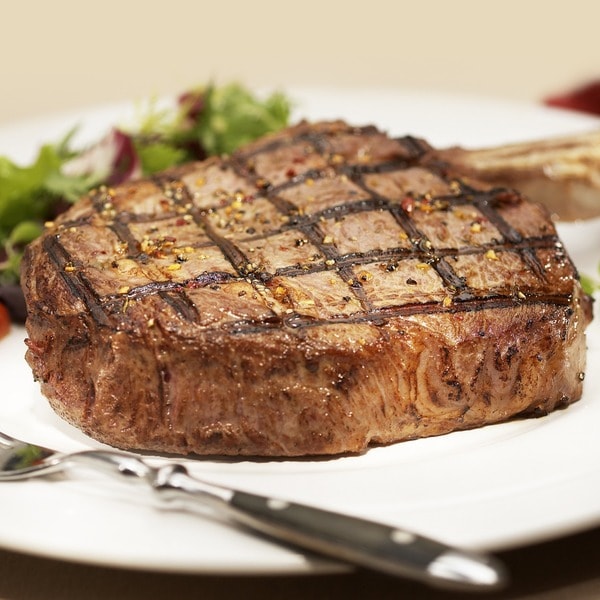 Shop Chicago Steak Company 4 12ounce Premium Angus Beef Bonein Ribeye