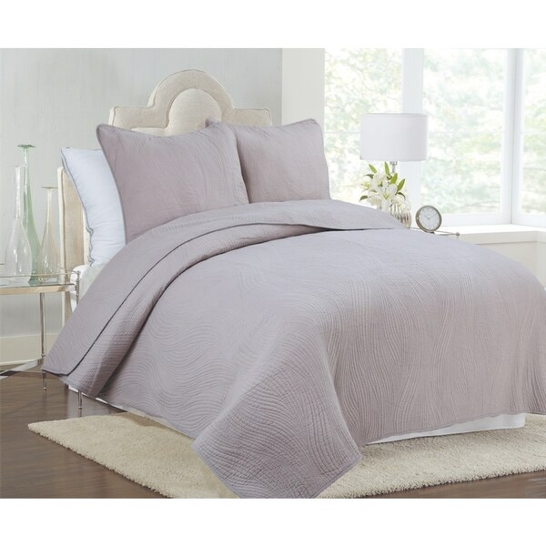 Stream Curve Cotton Quilt Set