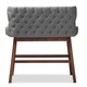 Contemporary Fabric 30" Bar Bench by Baxton Studio - Thumbnail 2
