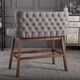 Contemporary Fabric 30" Bar Bench by Baxton Studio - Thumbnail 1