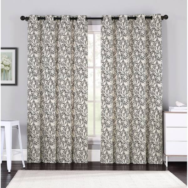 VCNY Forrester Lined Curtain Panel - Overstock - 10906292