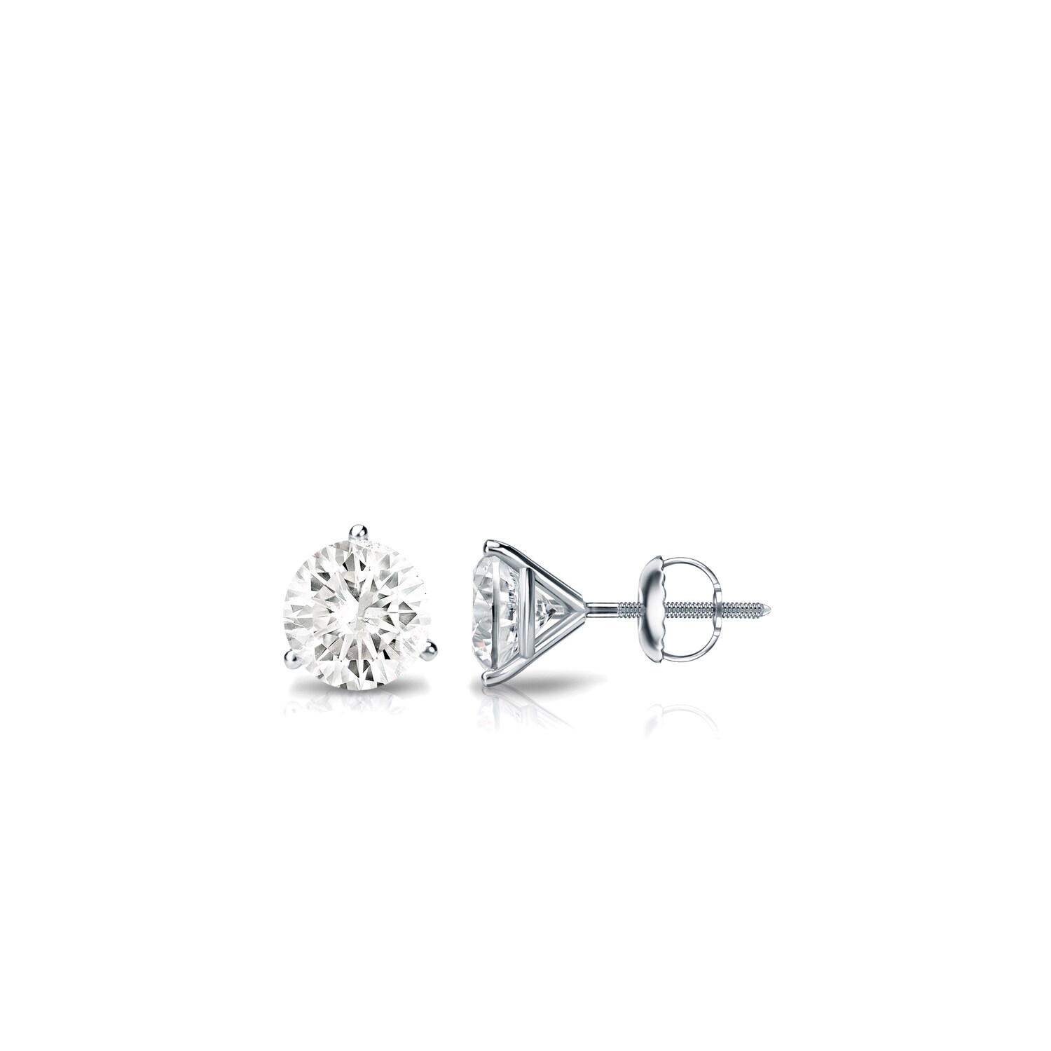 platinum and diamond earrings