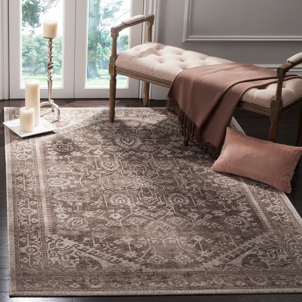 Safavieh Artisan Vintage Brown/ Ivory Distressed Area Rug - 5'1 x 7'6