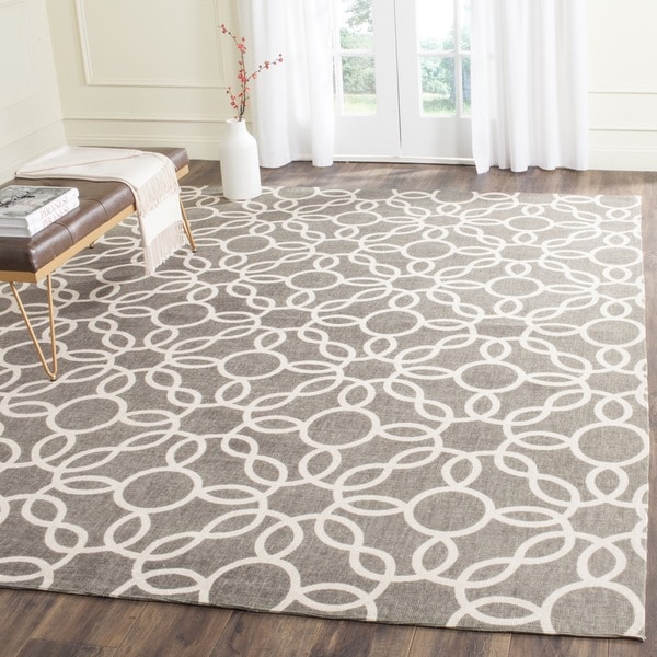 Safavieh Handmade Cedar Brook Grey/ Ivory Jute Rug (8' x 10')