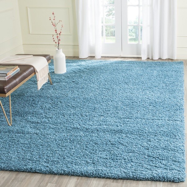 Safavieh Laguna Shag Turquoise Rug - 8' x 10'