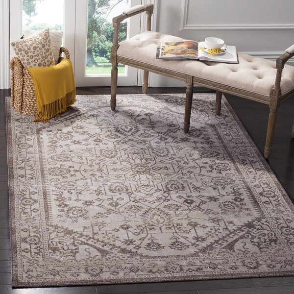 Safavieh Artisan Vintage Beige/ Brown Distressed Area Rug - 9' x 12'