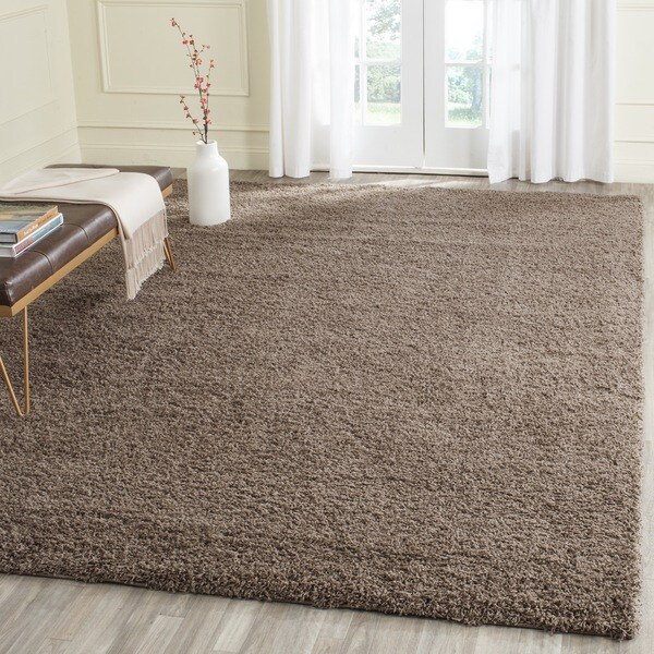 Safavieh Laguna Shag Taupe Rug - 8'6 x 12'