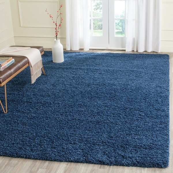 Safavieh Laguna Shag Blue Rug - 8'6 x 12'