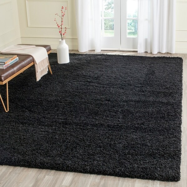 Safavieh Laguna Shag Black Rug - 8'6 x 12'