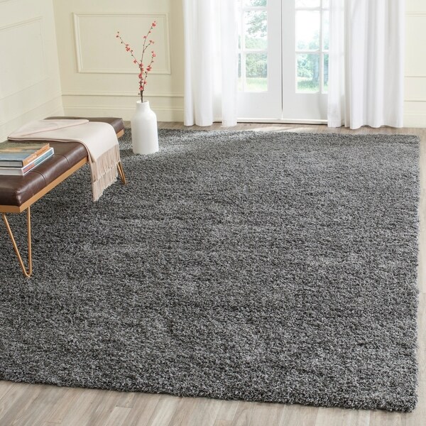 Safavieh Laguna Shag Dark Grey Rug - 8'6 x 12'