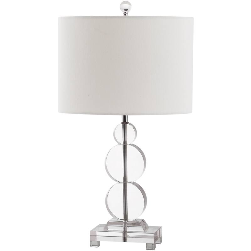 SAFAVIEH Lighting 23-inch Moira Crystal Clear Table Lamp - 13"x8"x22.5"