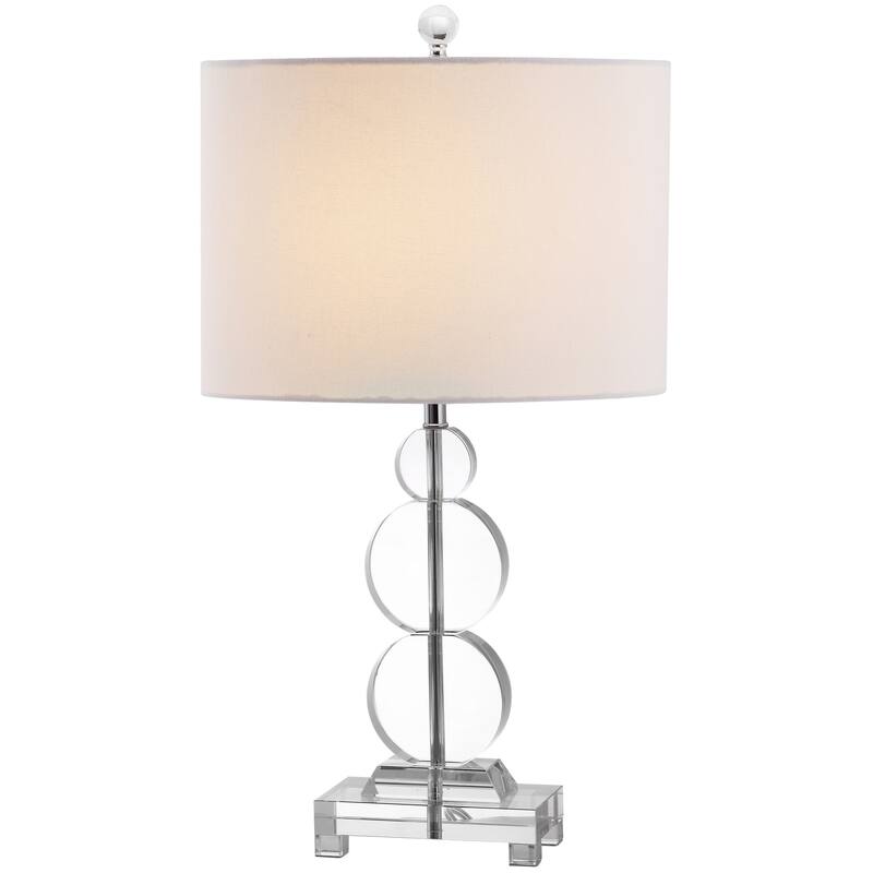 SAFAVIEH Lighting 23-inch Moira Crystal Clear Table Lamp - 13"x8"x22.5"