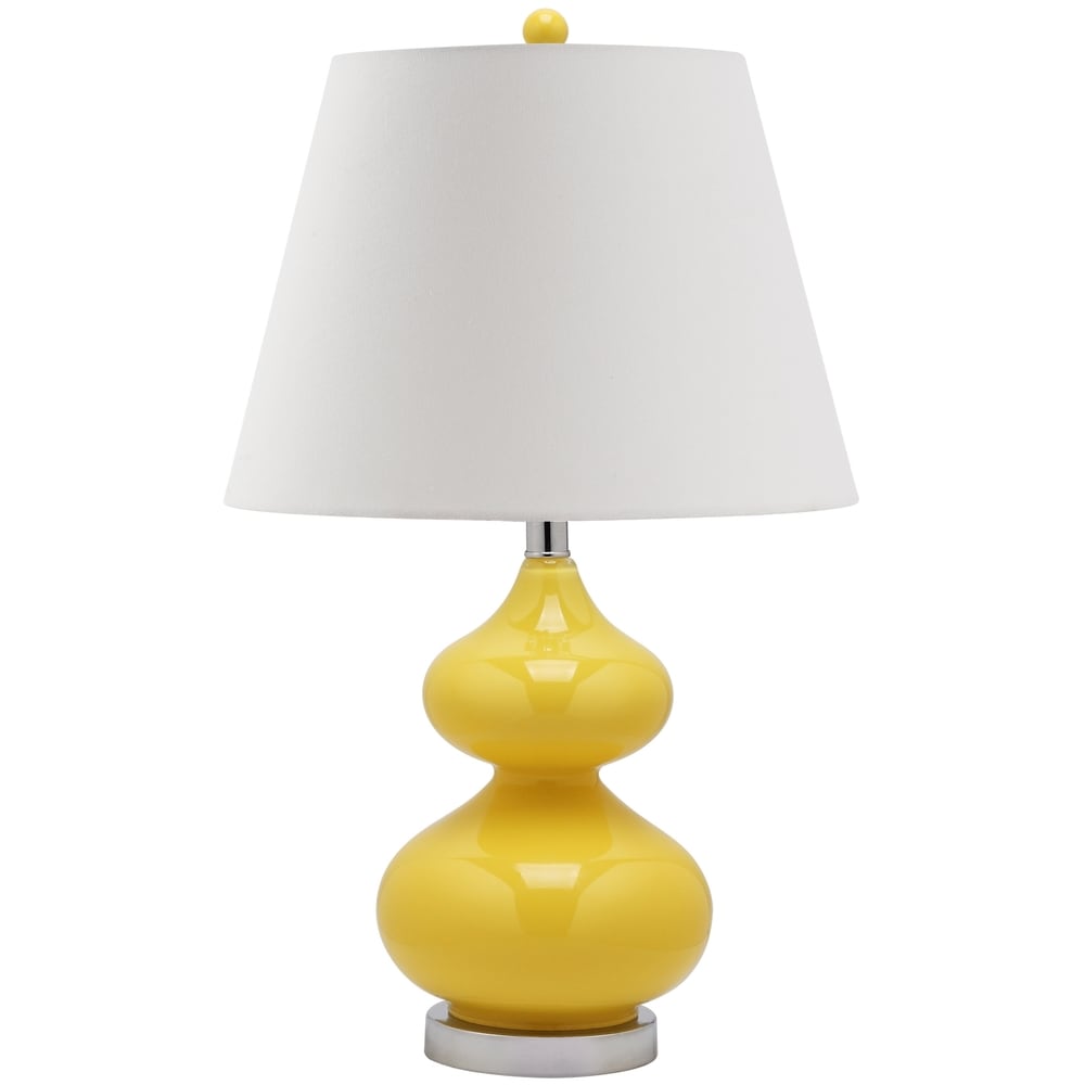 yellow bedside table lamp