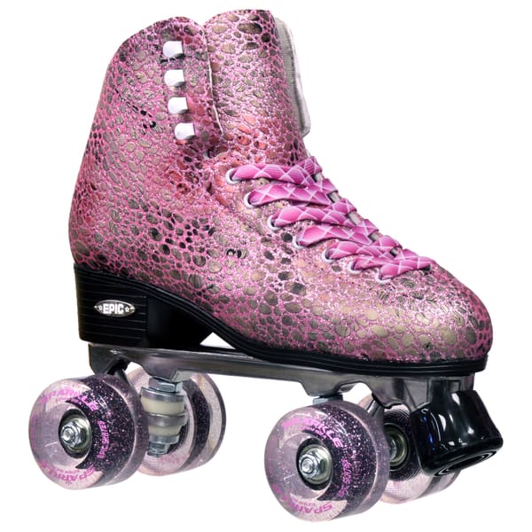 American Athletic Roller Skate- FUCHSIA PINK Quad Roller Skate, Women Size  10