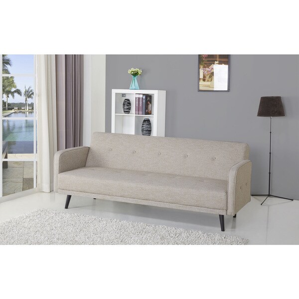 Shop Kent Jute Convertible Sofa Bed Free Shipping Today Overstock