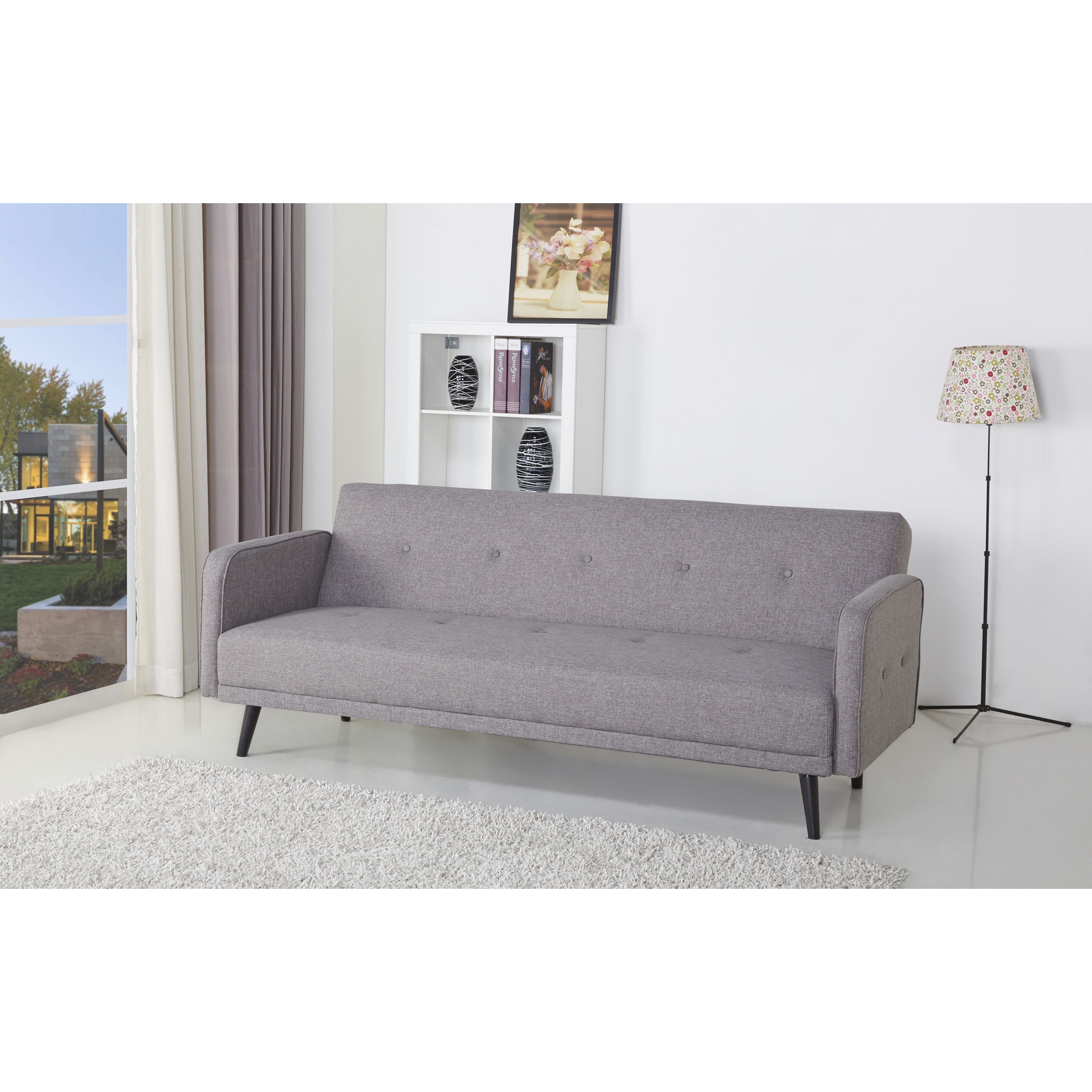 Shop Kent Ash Convertible Sofa Bed Overstock 10907794