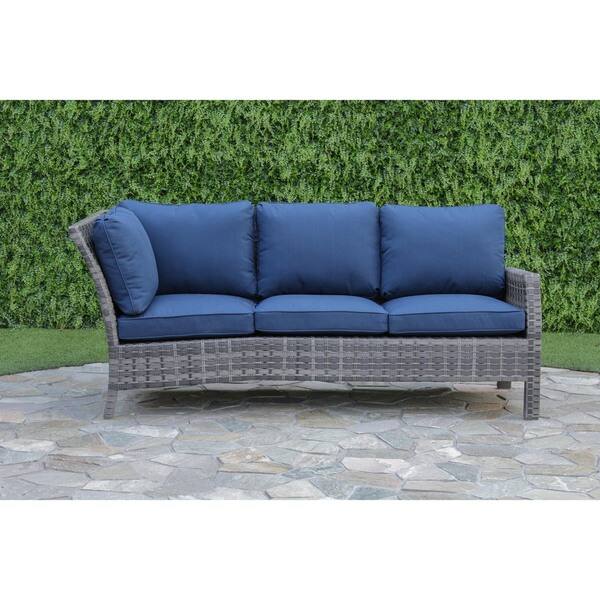 Shop Black Friday Deals On Arcadia Wicker Sectional Set Overstock 10907797