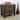 International Caravan Malmo Two-drawer Solid Acacia Hardwood Side Table