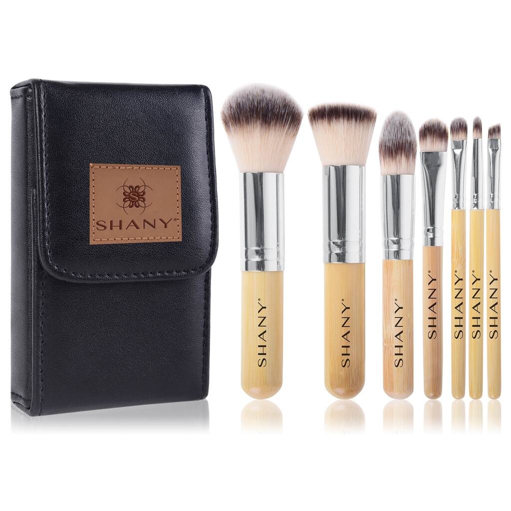 SHANY I love Bamboo - 7pc Petite Pro Bamboo brush set with Carrying Case