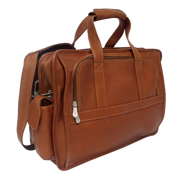 piel leather briefcase