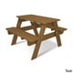 preview thumbnail 30 of 30, POLYWOOD Kids Outdoor Picnic Table Teak