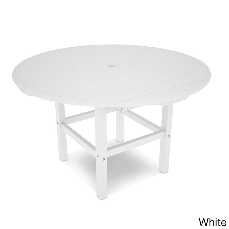 POLYWOOD Kids 38" Dining Table - White