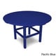 preview thumbnail 1 of 4, POLYWOOD Kids 38" Dining Table Pacific Blue