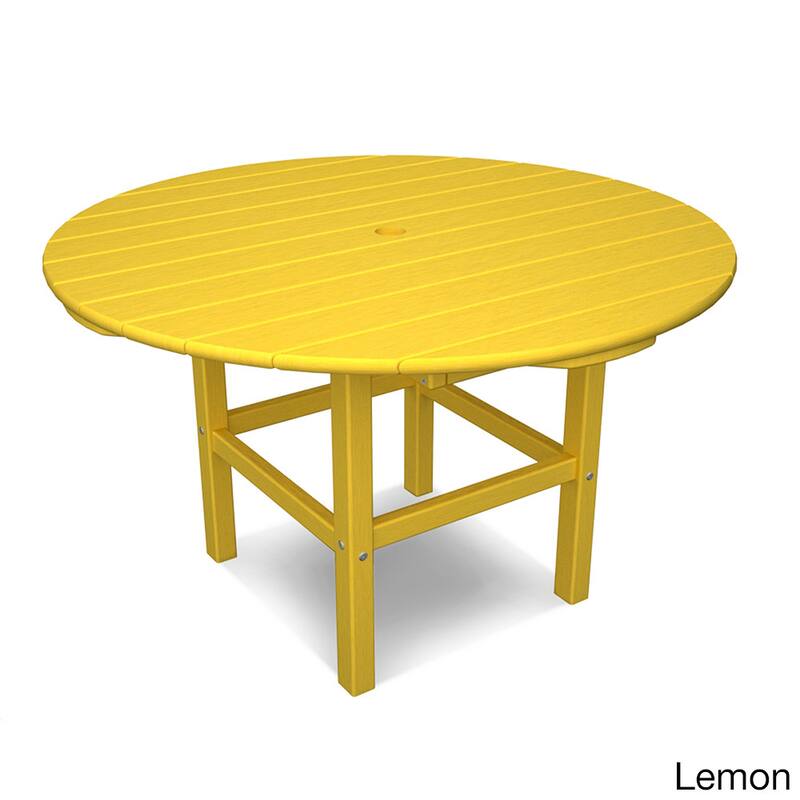 POLYWOOD Kids 38" Dining Table - Lemon