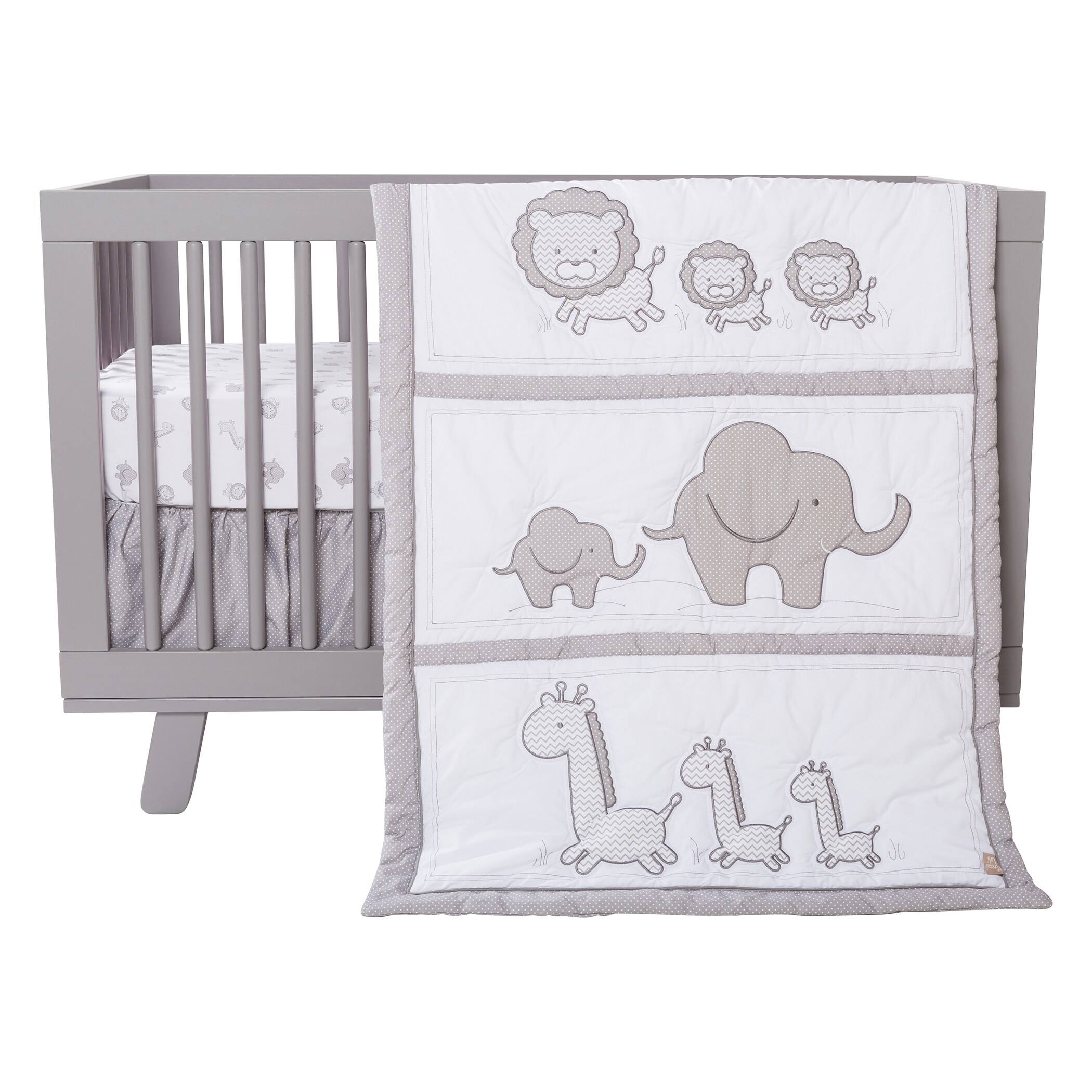 chevron 13 piece crib bedding set