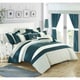 preview thumbnail 2 of 8, Copper Grove Norreskoven Teal 24-piece Bed in a Bag with Sheet Set