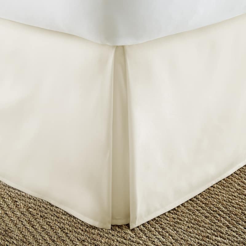 Becky Cameron Pleated 14-inch Drop Bed Skirt - California King - Cream