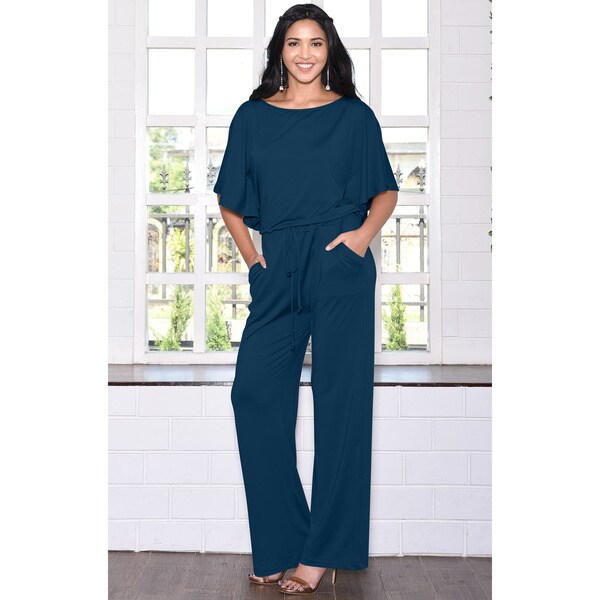 short sleeve formal jumpsuit