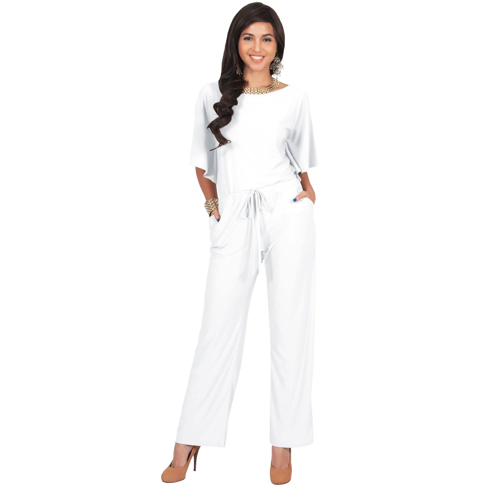 short sleeve formal jumpsuit