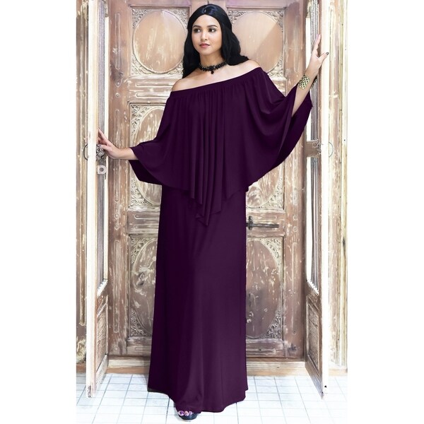 shoulderless dress with sleeves